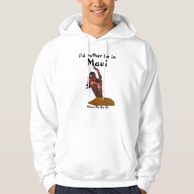 Sudadera Prefiero estar en Maui (Anverso)