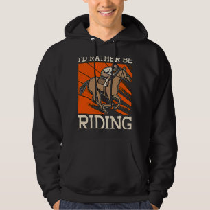 Sudadera Prefiero estar montando a equino ama a caballo sal