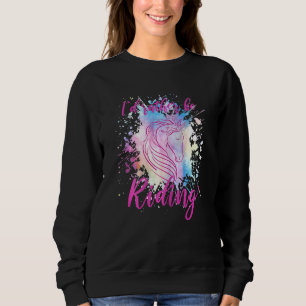 Sudadera Prefiero Estar Montando Caballos De Caballo