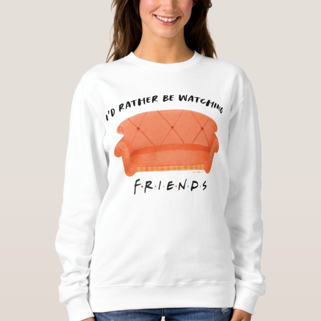 Sudadera Prefiero estar viendo FRIENDS™ (Anverso)