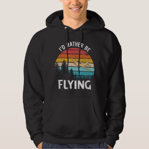 Sudadera Prefiero estar volando T Ropa de aviación Avión Pi