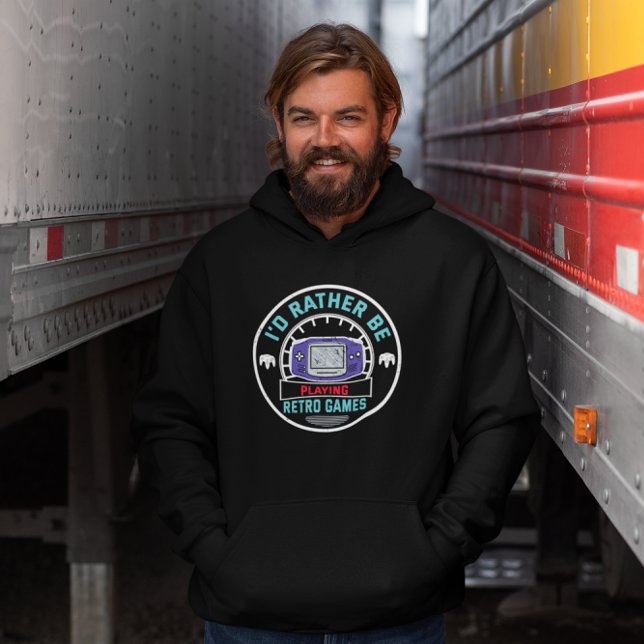 Sudadera Prefiero Jugar Juegos Retro A Mano (Subido por el creador)