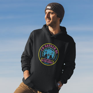 Sudadera Prefiero Jugar Juegos Retro - Jugador