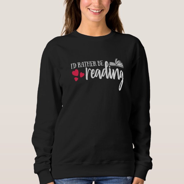 Sudadera Prefiero Leer Libro (Anverso)
