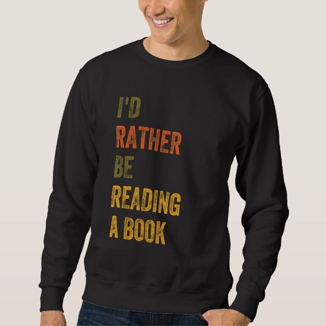 Sudadera Prefiero Leer Un Libro (Anverso)