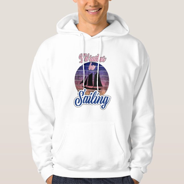 Sudadera Prefiero navegar (Anverso)