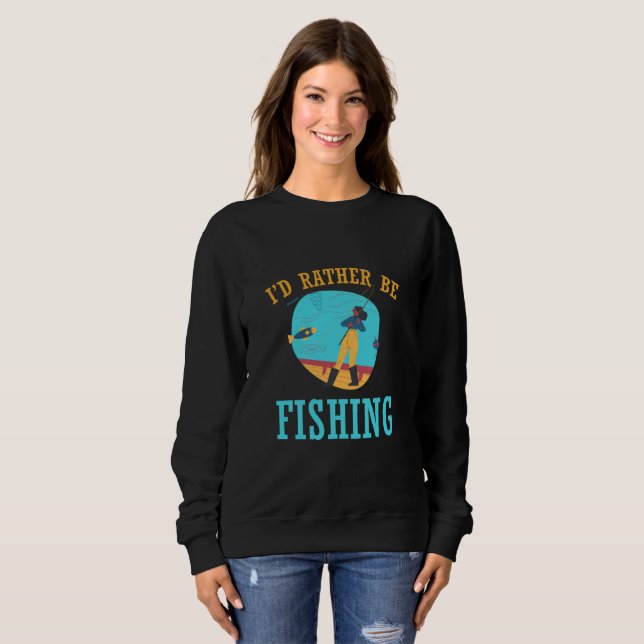 Sudadera Prefiero pescar (Anverso completo)