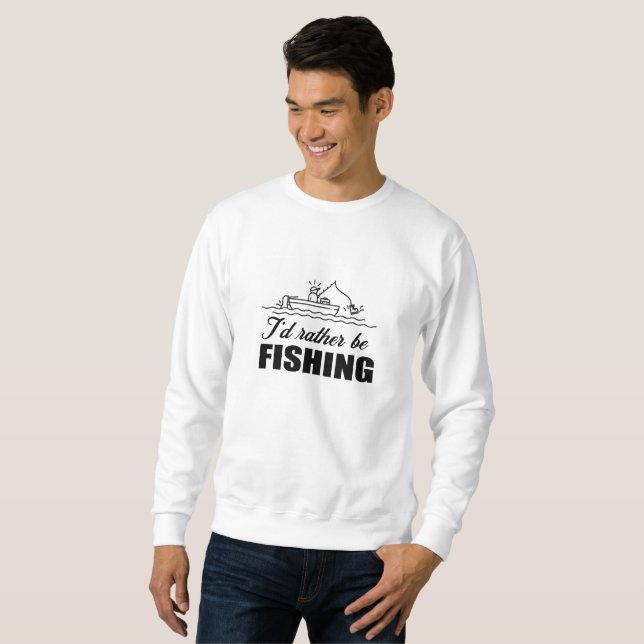 Sudadera Prefiero pescar (Anverso completo)