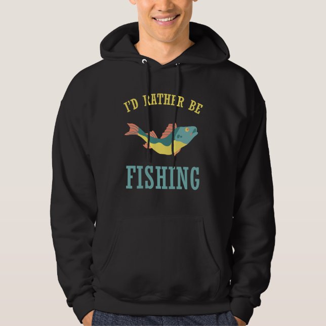 Sudadera Prefiero pescar (Anverso)