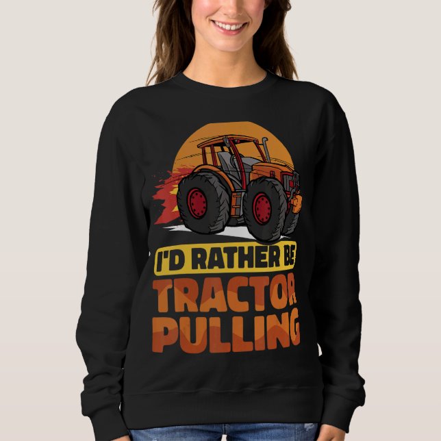 Sudadera Prefiero ser Tractor que saca el tractor (Anverso)