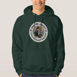 Sudadera Pregúntame sobre biología evolutiva Mamut lanudo