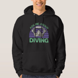 Sudadera pregúntame sobre buceo