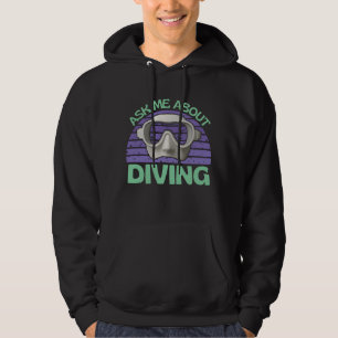 Sudadera pregúntame sobre buceo