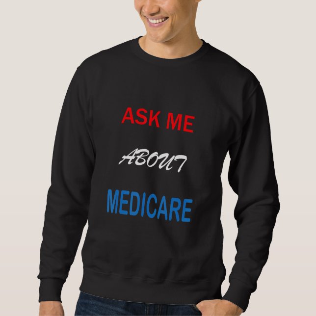 Sudadera Pregúntame sobre Medicare (Anverso)