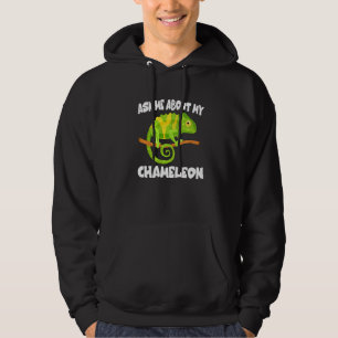 Sudadera Pregúntame sobre mi lagarto camaleón