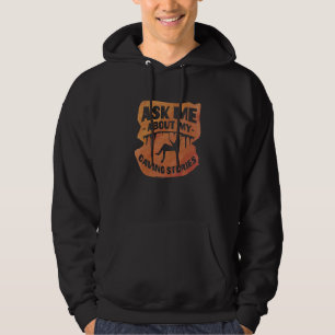 Sudadera Pregúntame sobre mis historias de exploración de c