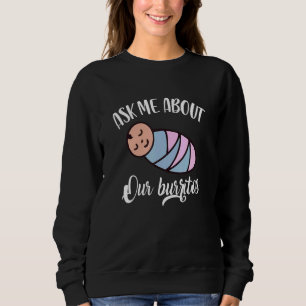 Sudadera Pregúntame sobre nuestros burritos, enfermera de N