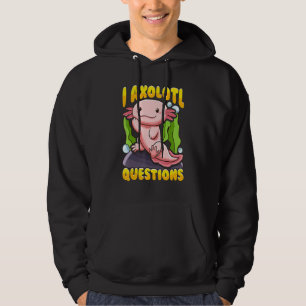 Sudadera Preguntas de Axolotl Cute & I Walking Fish Hacen M