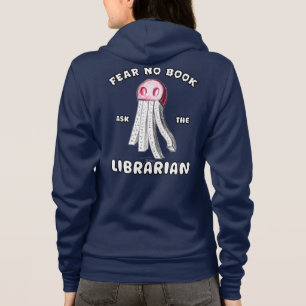 Sudadera Pregúntenle Al Frente Bibliotecario Y A La Parte D