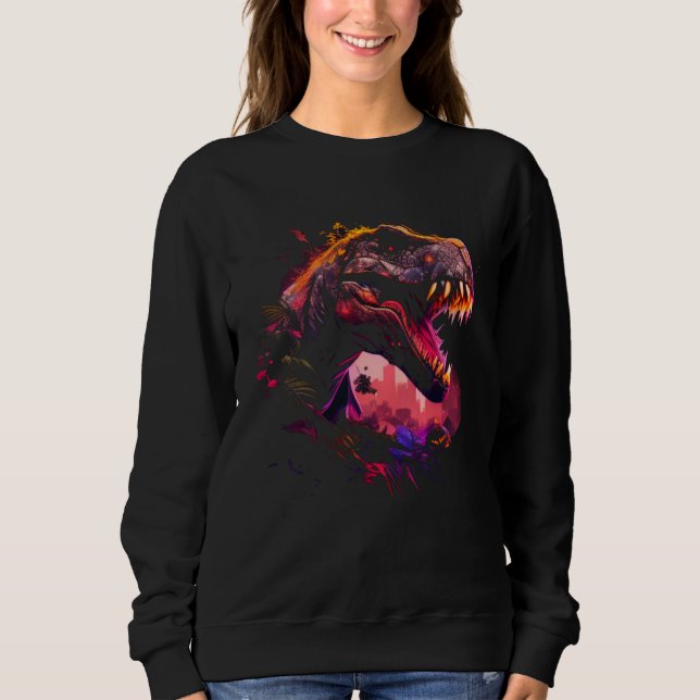Sudadera Prehistoric dinosaurs (Anverso)