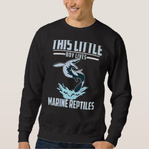 Sudadera Prehistórico de Mosasaurus Este Niño Vive Marín