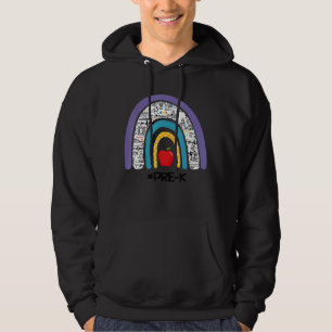 Sudadera Prek Rainbow Apple de vuelta al profesor escolar