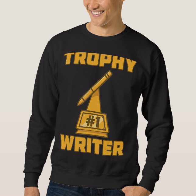 Sudadera Premio al escritor de trofeos C (Anverso)