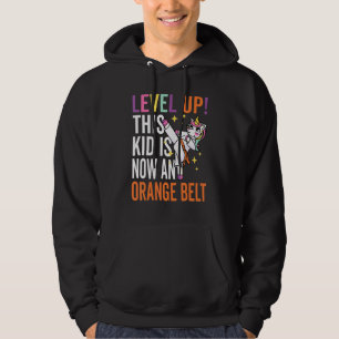 Sudadera Premio Carate Uniform Unicorn Level Up Naranja Bel