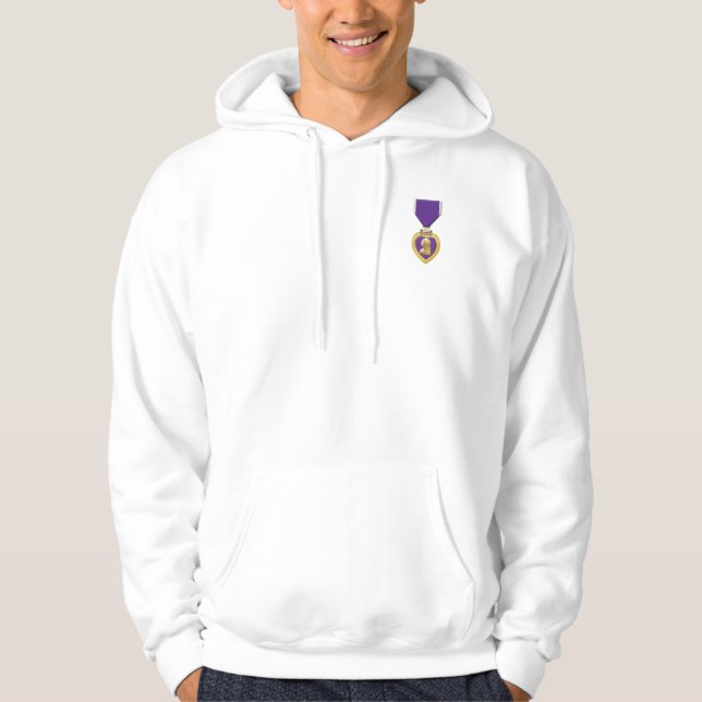 Sudadera Premio Militar Purple Heart us de regalo para vete (Anverso)