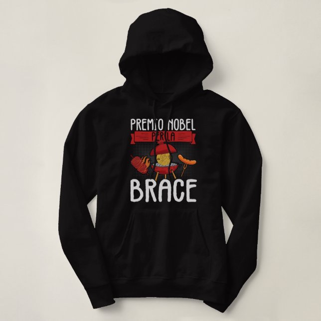 Sudadera Premio Nobel de Embers a los hombres parrillados (Diseño del anverso)
