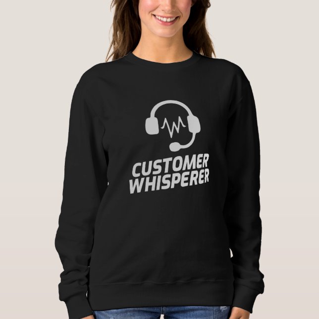Sudadera Premium del representante de servicio al cliente (Anverso)