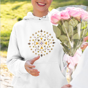 Sudadera Prensa de Flor del Círculo Botánico de la Obra Ori