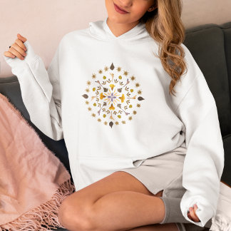 Sudadera Prensa de Flor del Círculo Botánico de la Obra Ori