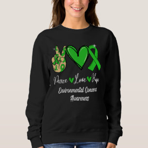 Sudadera Preocupaciones ambientales Paz Esperanza Cinta Ver