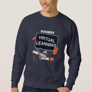 Sudadera Preparado para el aprendizaje virtual
