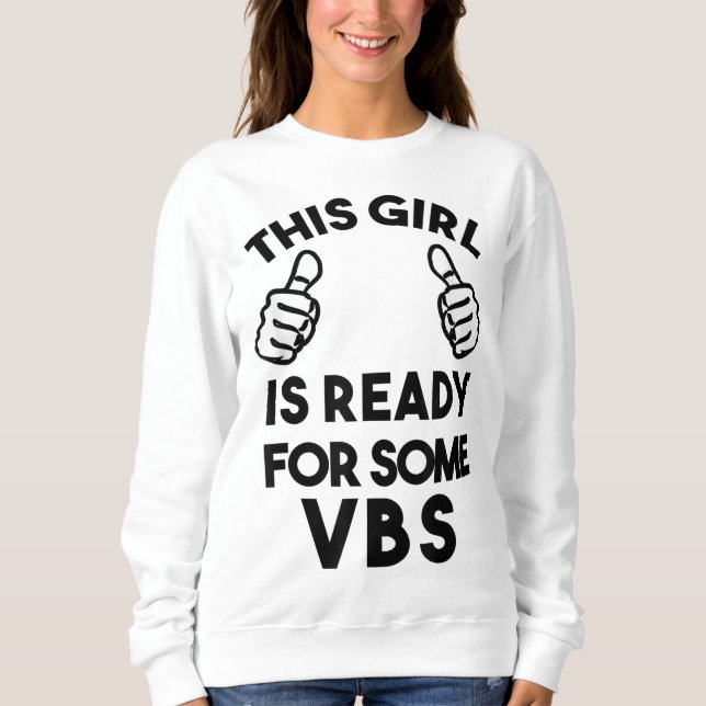 Sudadera Preparado para la Escuela de Biblias Vacacional Me (Anverso)