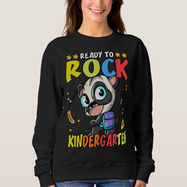 Sudadera Preparado Para Rodar El Jardín Infantil 4 (Anverso)
