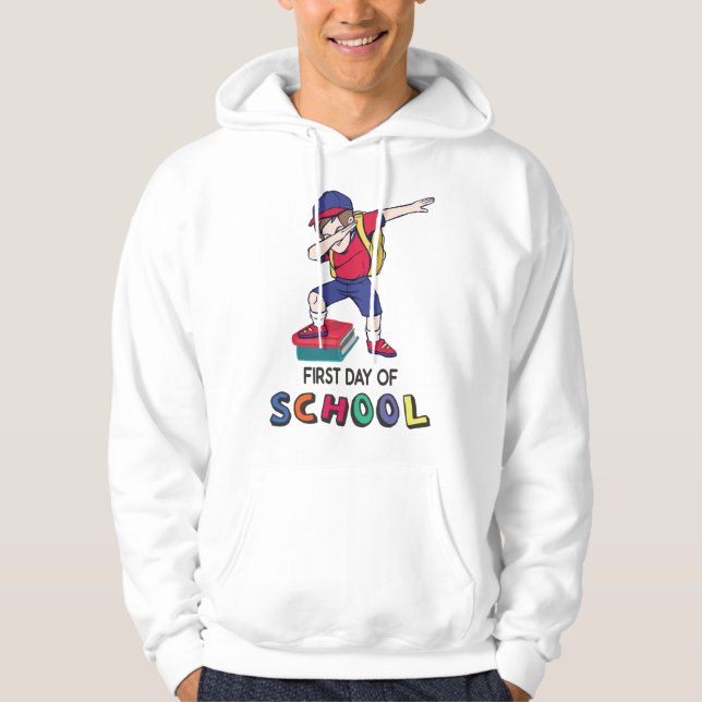 Sudadera Preparado para una escuela en línea (Anverso)