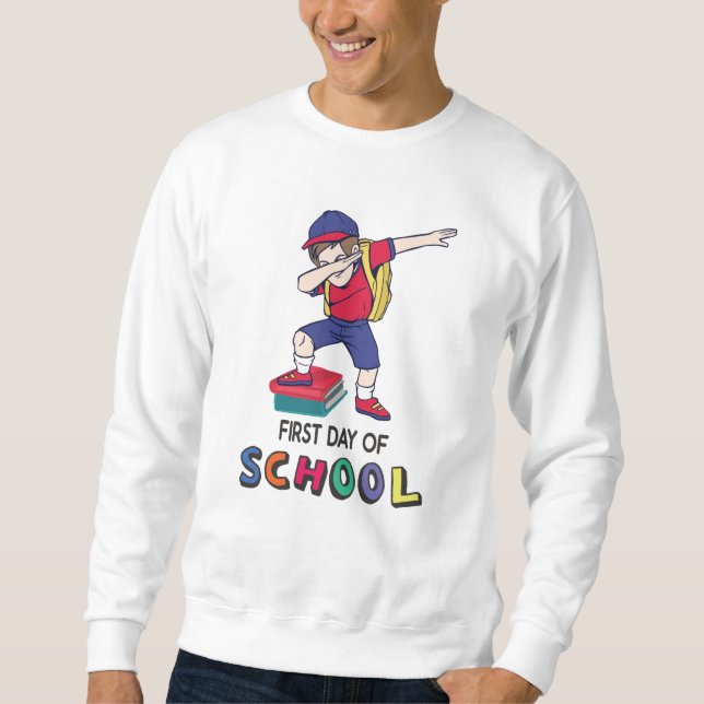 Sudadera Preparado para una escuela en línea (Anverso)