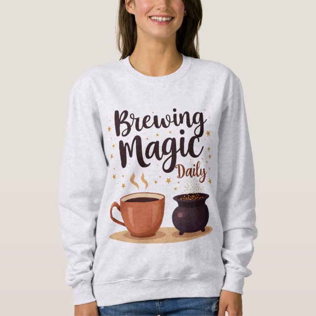 Sudadera Preparando Magia Diaria (Anverso)
