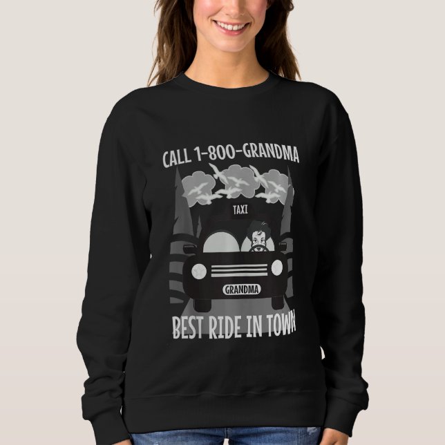Sudadera Presentaciones Para Abuelas Llamadas A 1 800 Abuel (Anverso)