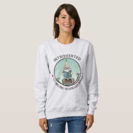 Sudadera Presentada, Pero Dispuesta A Discutir Los Libros,