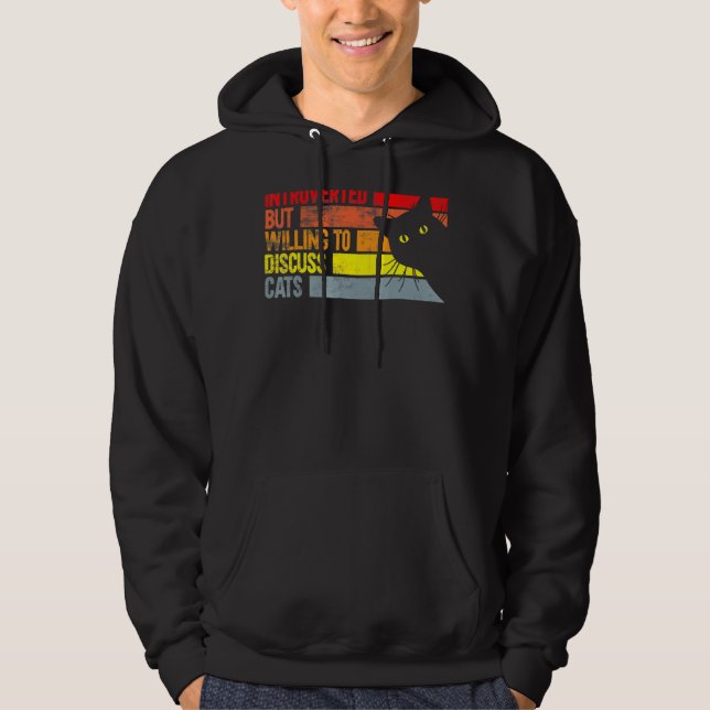 Sudadera Presentado, Pero Dispuesto A Discutir, Al Mascota  (Anverso)
