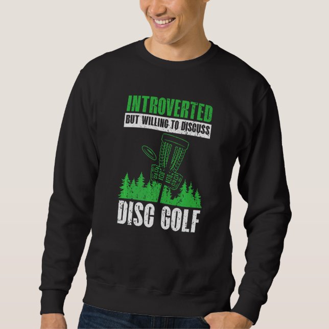Sudadera Presentado, Pero Dispuesto A Discutir El Disco De  (Anverso)