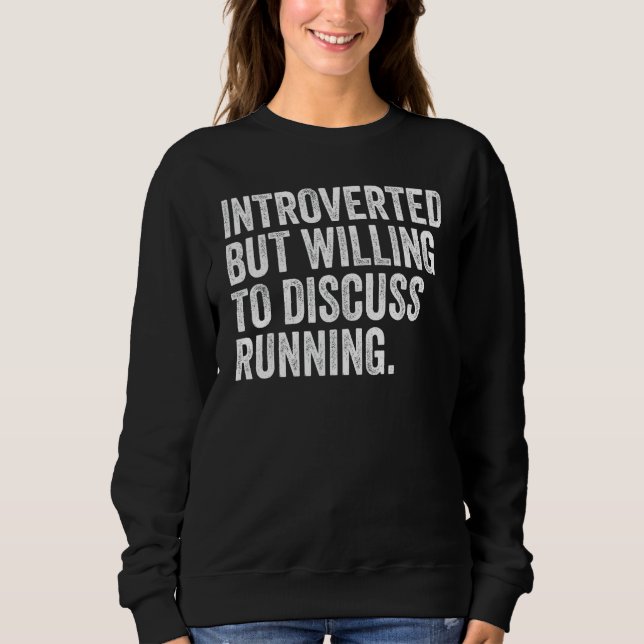 Sudadera Presentado, Pero Dispuesto A Discutir La Difícil M (Anverso)