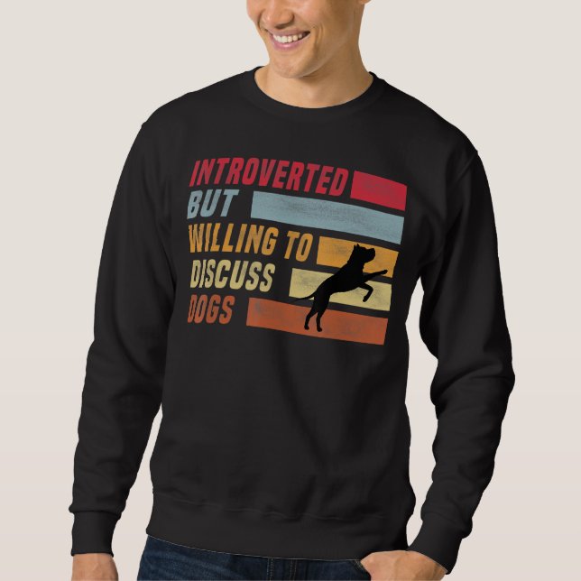 Sudadera Presentado, pero dispuesto a discutir sobre el ama (Anverso)