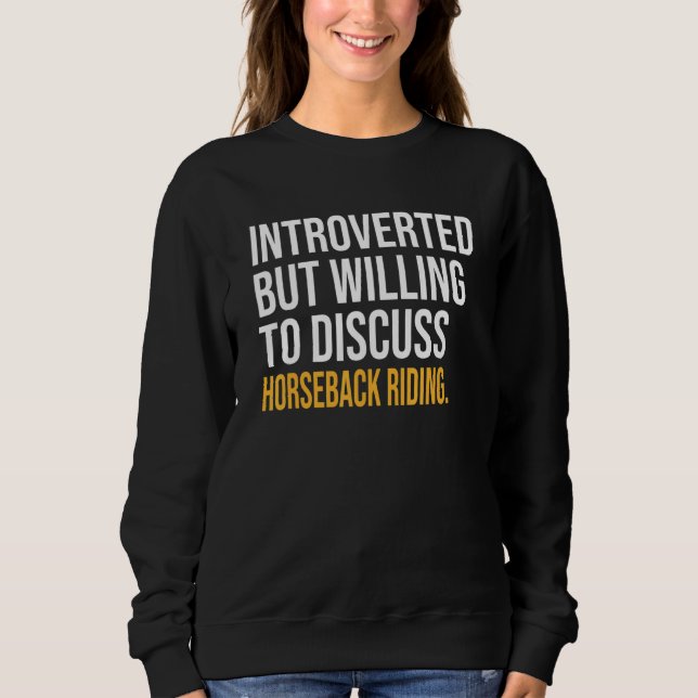 Sudadera Presentado, Pero Dispuesto A Discutir Sobre El Res (Anverso)