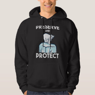 Sudadera Preservar Y Proteger El Oso Polar Norte
