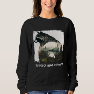 Sudadera Preservar y Proteger el Parque Nacional Vintage