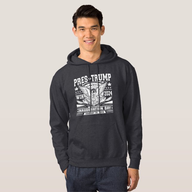 Sudadera Presidente Trump Ganó 2024 (Anverso completo)